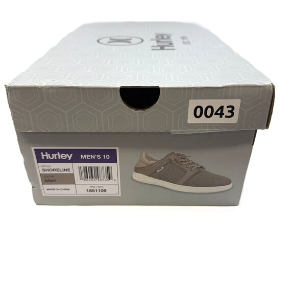 Hurley Shoreline Sneakers | Grey | Men’s 10 | New in Box - Picture 10 of 10